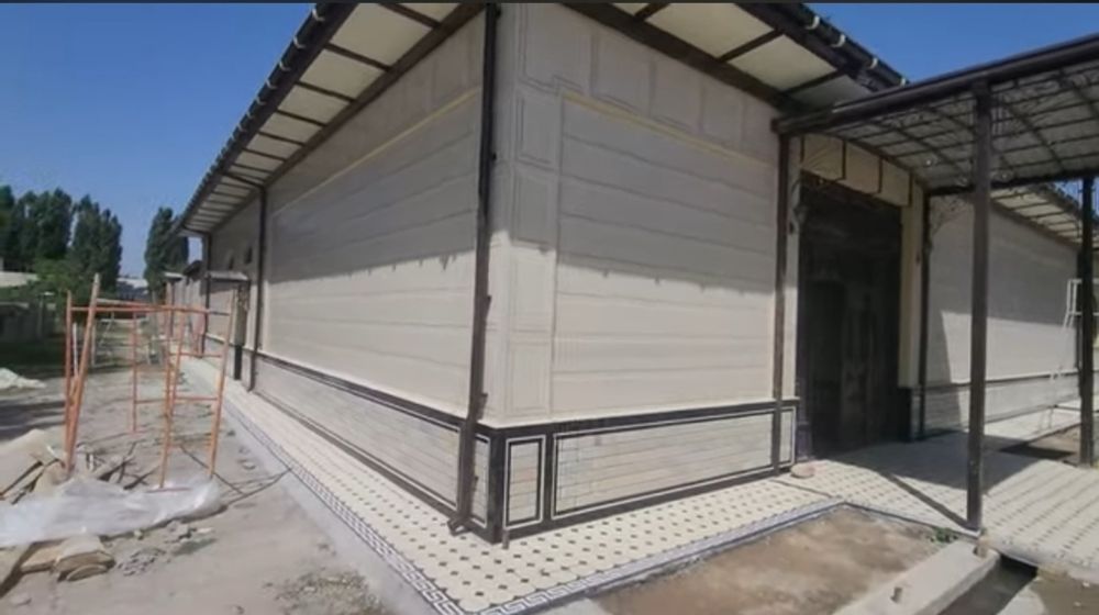 Fasad ishlarini qilamiz Travertin  dojdik