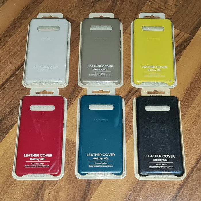 Husa piele originala Samsung Leather Cover Galaxy S10+ S10 Plus G975