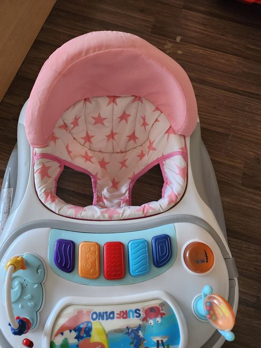 Проходилка Wunderkid 2 in 1, Розова