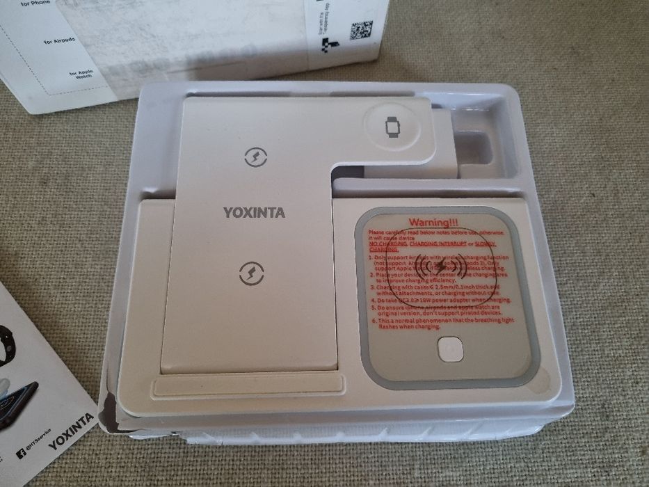 Incarcator Wireless Yoxinta 3 in 1. Nou.