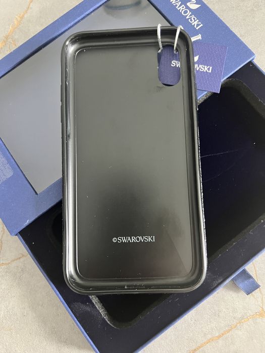 Husa iphone XR swarovski negru