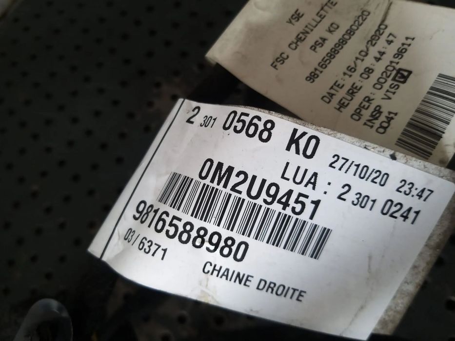 Cablaj instalatie electrica usa dreapta spate culisanta opel zafira e life 9816588980