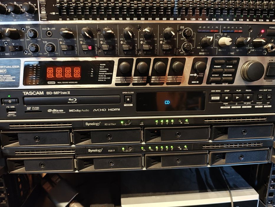 Blu-Ray DVD player  Tascam BD-MP1 MKII Rack