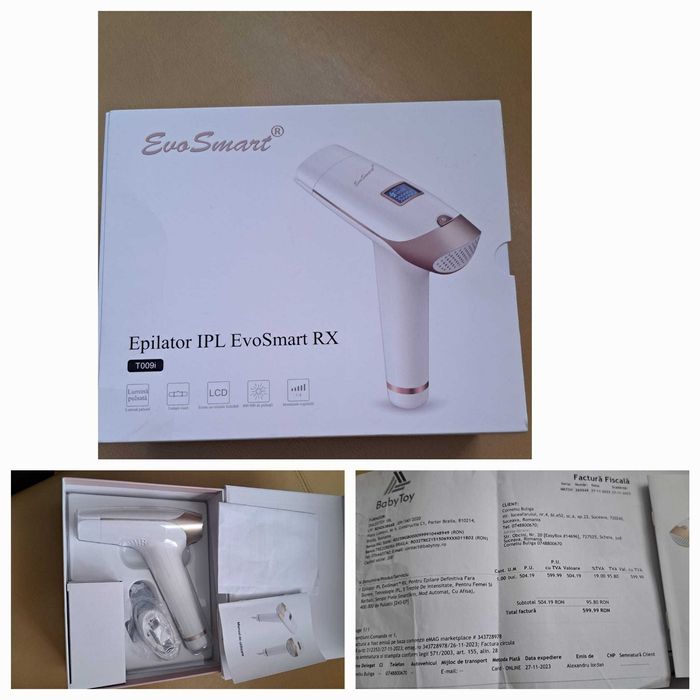 Epilator IPL Horigen® T009i, 400.000