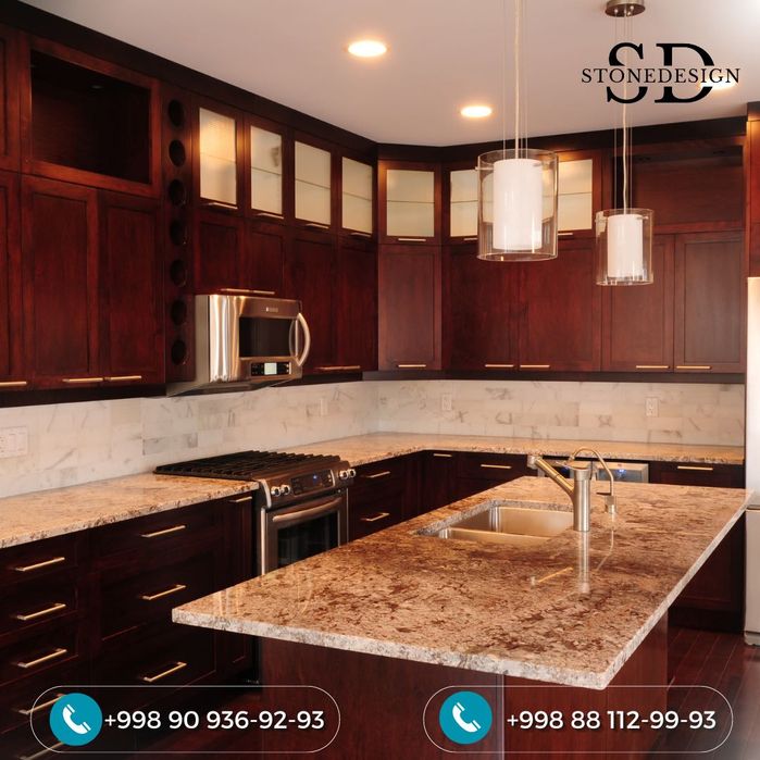 Столешницы, столешница, акрил , камень , мебель для кухни