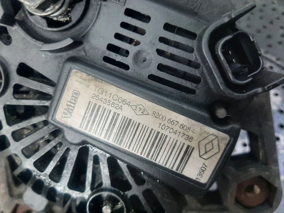 alternator 1.5 dci k9k nissan note renault megane 2 8200667608
