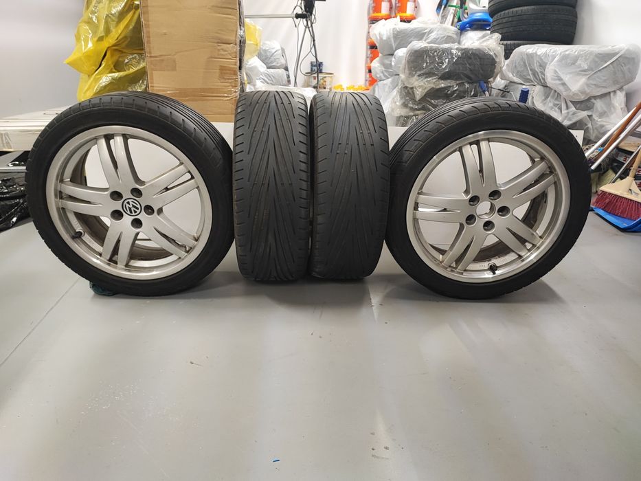 set 4 jante VW 17" + anvelope