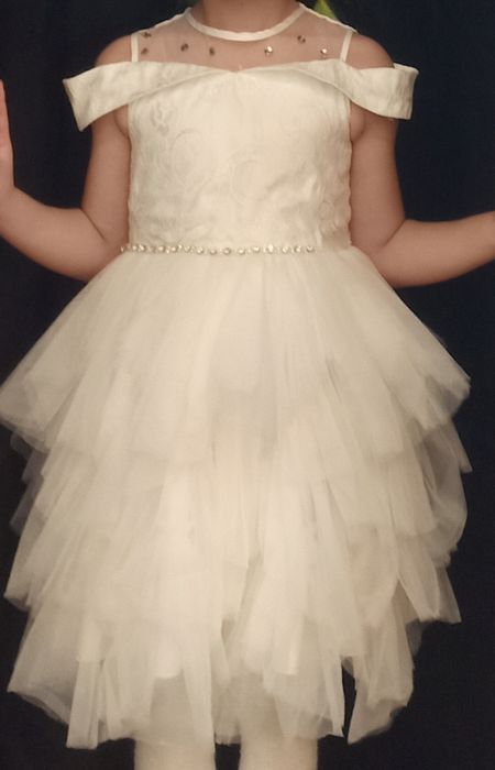 3,4,5 ж қыздарға ақ көйлек