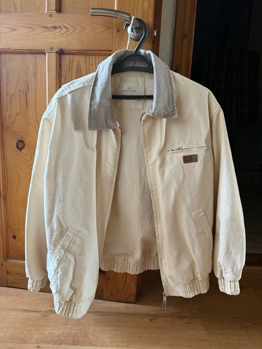 Джинсовая куртка бежевая Pull&Bear