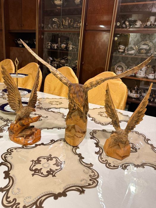 Резные деревянные орлы сделано в СССР