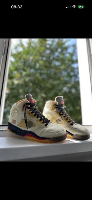 Jordan Retro 5 Off-White Sail