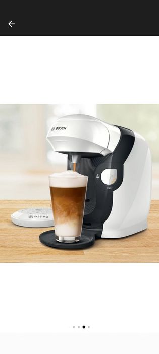 Espressor Bosch Tassimo Style TAS1104, 1400w, 3.3 bar, 0.7l , autocuratare si decalcifiere, capsule, alb