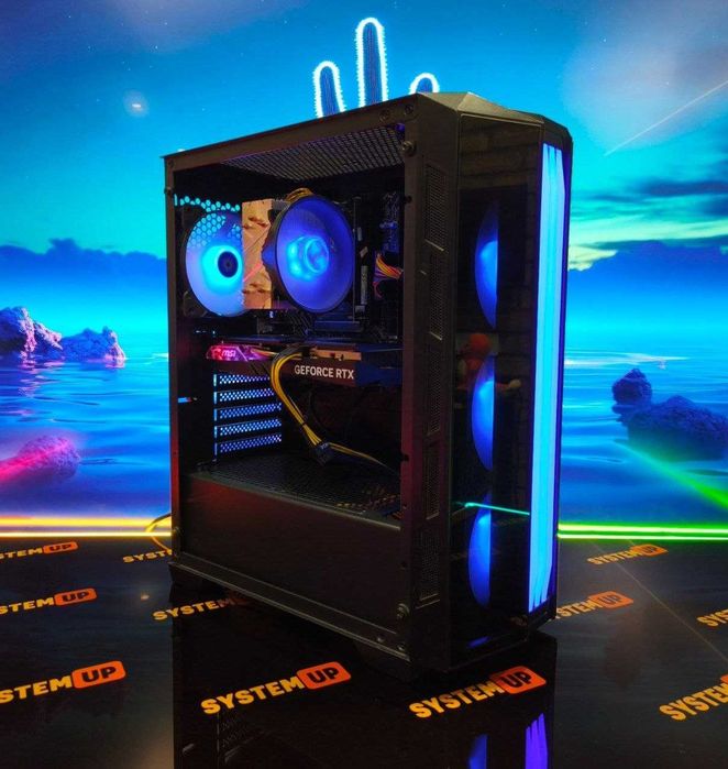 Игровой Компьютер i3 12100F / RTX 4060 8GB / DDR4 16GB / SSD 2TB