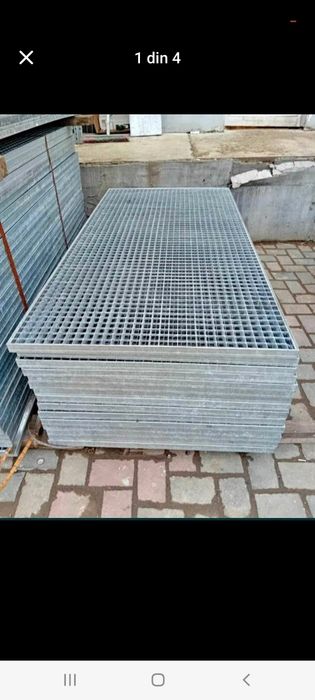 Gratare metalice galvanizate diferite dimensiuni debitam la dimensiune