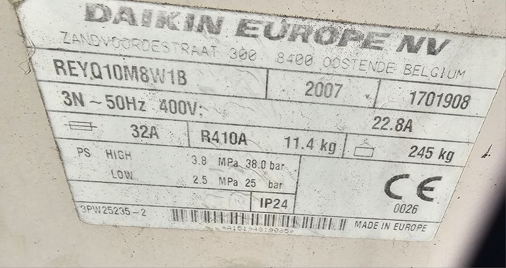 Daikin VRV II и III на части RXYQ 8 10 и 12 коня компресор 1GCVDKYR