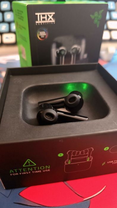 НОВИ геймърски слушалки  Razer Hammerhead PRO HYPERSPEED CROSS-PLATFORM  TWE