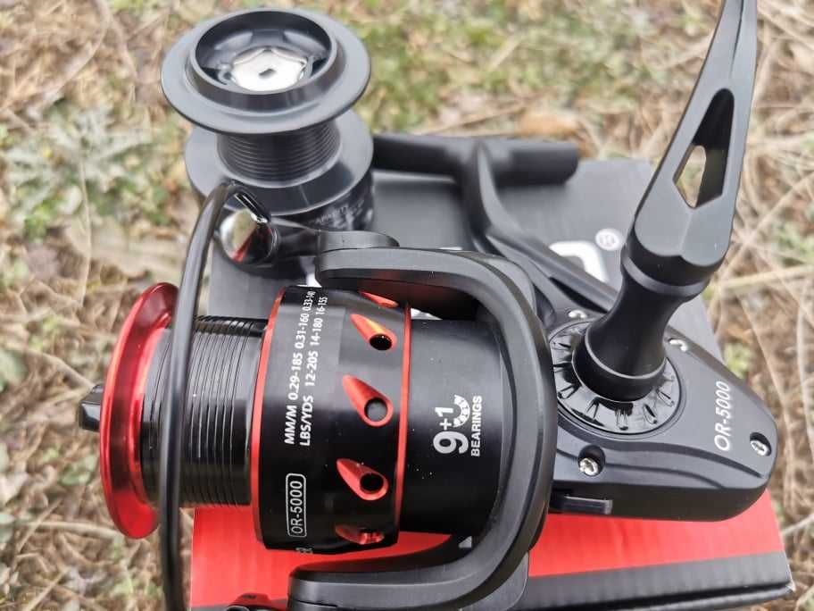 Фидер макара Osako OR 5000 с 10 лагера , 2 шпули