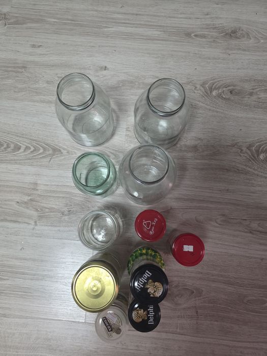 Отдам банки разного объёма