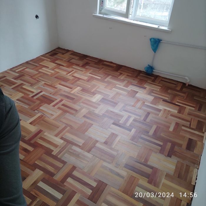 Шлифовка паркет пол