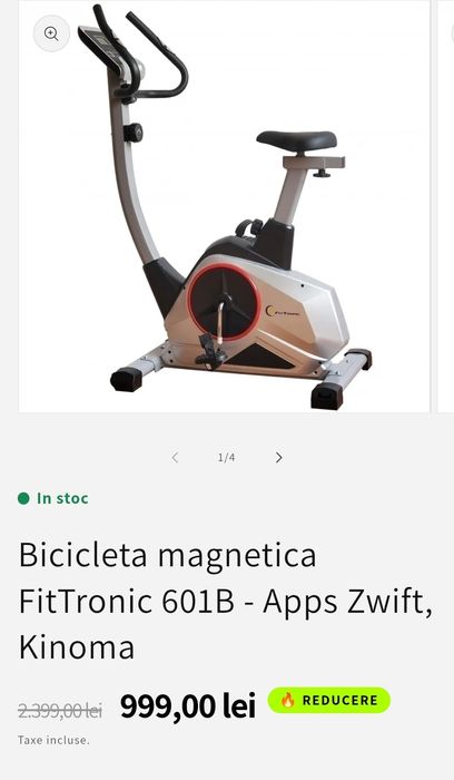 Bicicleta magnetica FitTronic® 601B