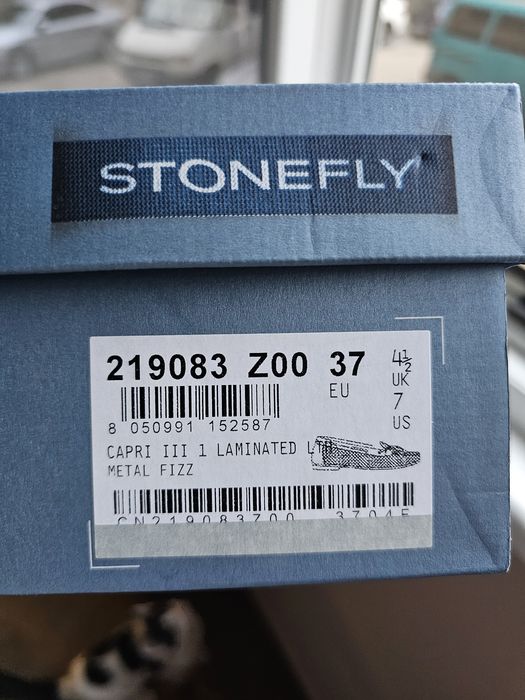 Дамски мокасини Stonefly кожени