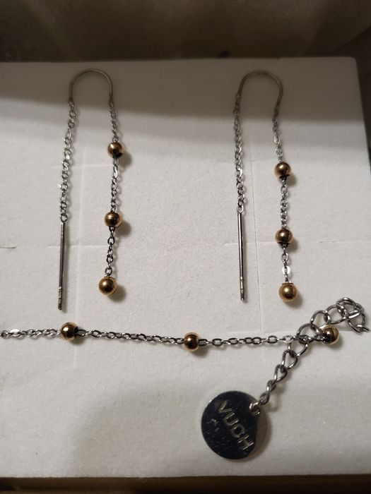 Комплект гривна и обеци