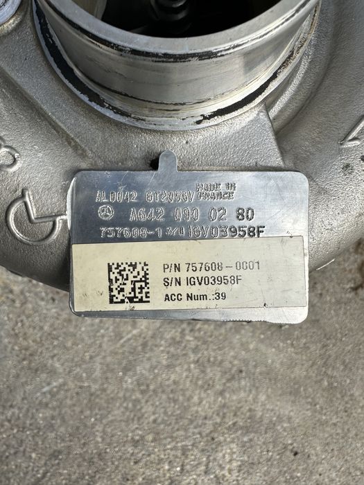 Турбо Mercedes 320/280 Cdi OM642 W164 W211 W219