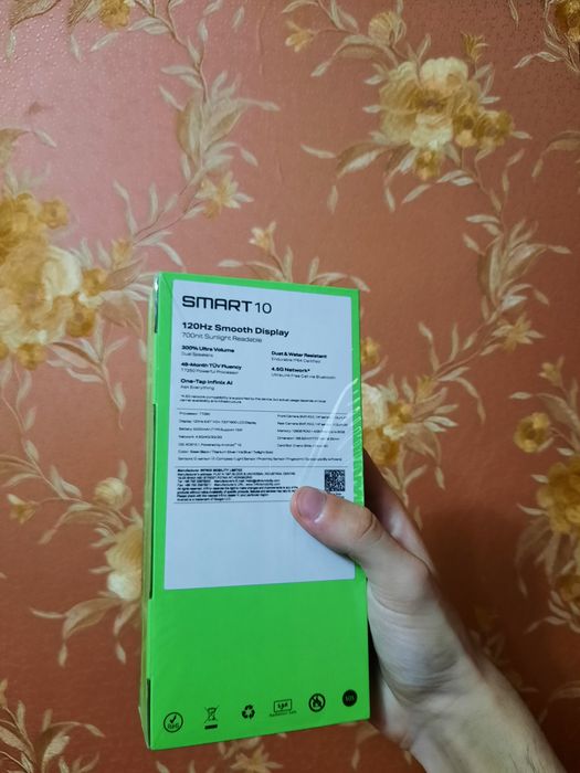 Infinix smart 10 128gb yengi