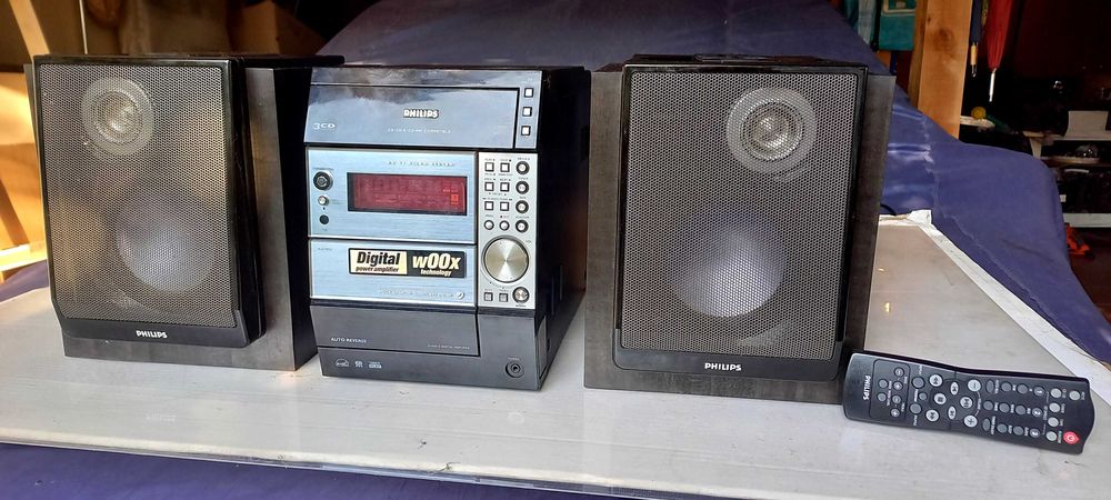 Висок клас micro HiFi  system Philips  MC-77 с много екстри и дистанционно управление