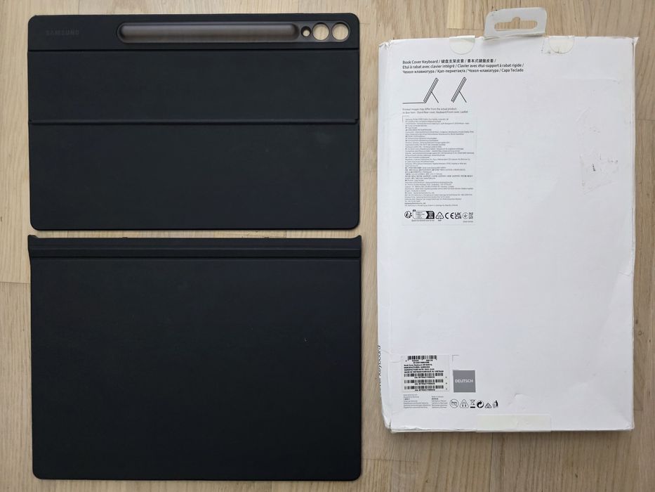 Husă Samsung Book Keyboard (EF-DX815) pentru Galaxy Tab S9+ / S9 FE+ , layout german (QWERTZ)