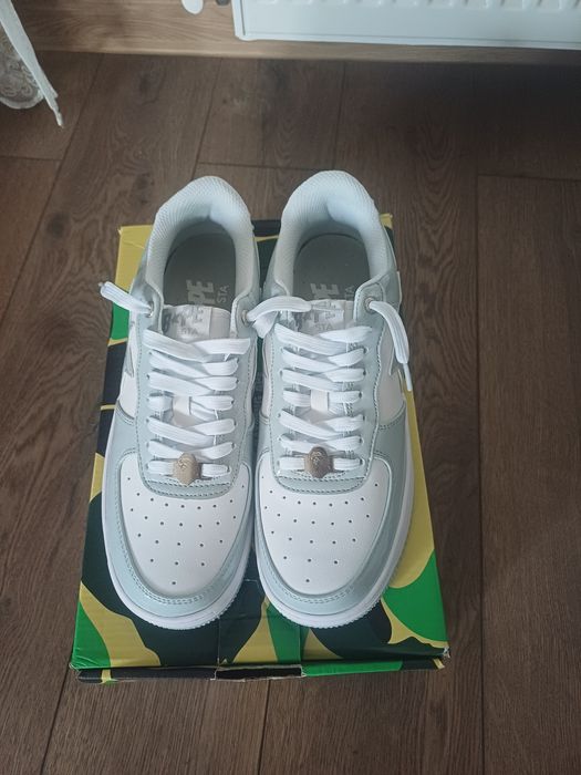 Bape sta gray & white