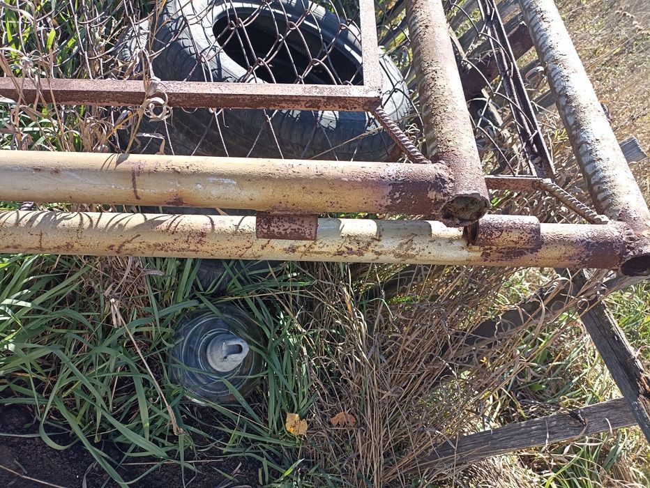 Ворота металлические в сборе
