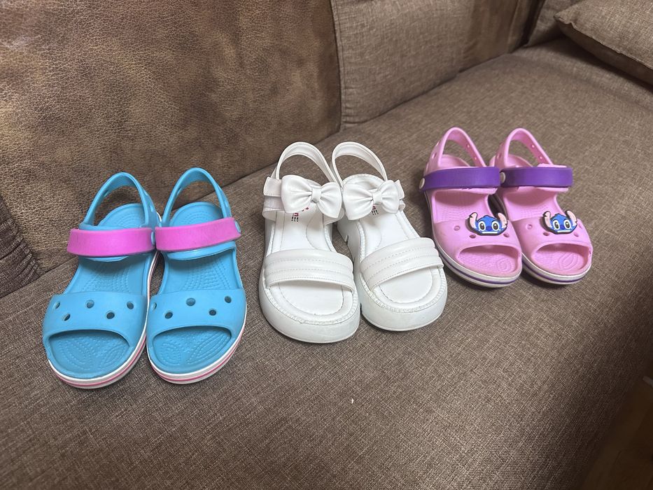 Рокля Next 5 г.  Сандали Crocs N 29