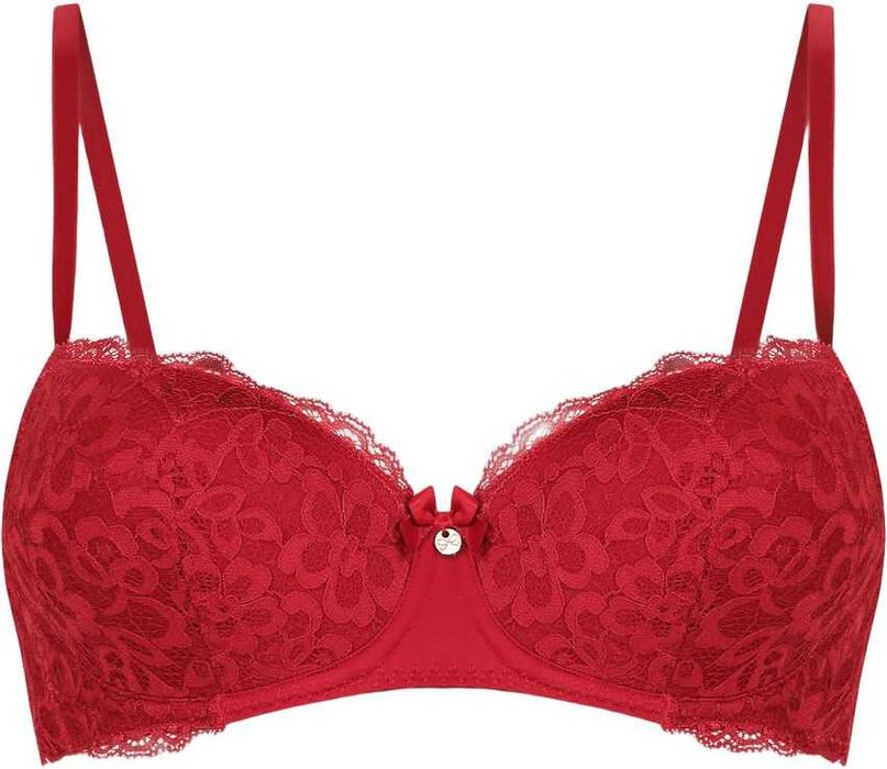 Дантелен червен сутиен Hunkemöller - 75C