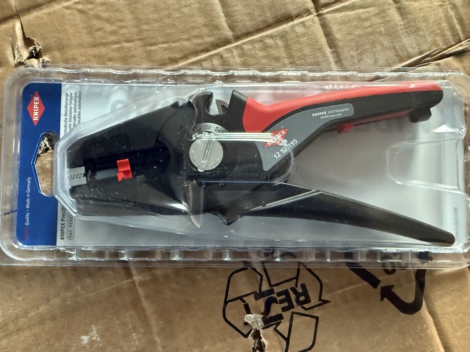 Cleste de dezizolat automat Knipex 12 52 195, 0.08-16 mm²