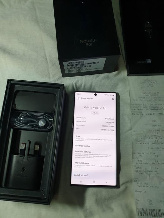 Samsung Note 10+ ca NOU schimb/vând
