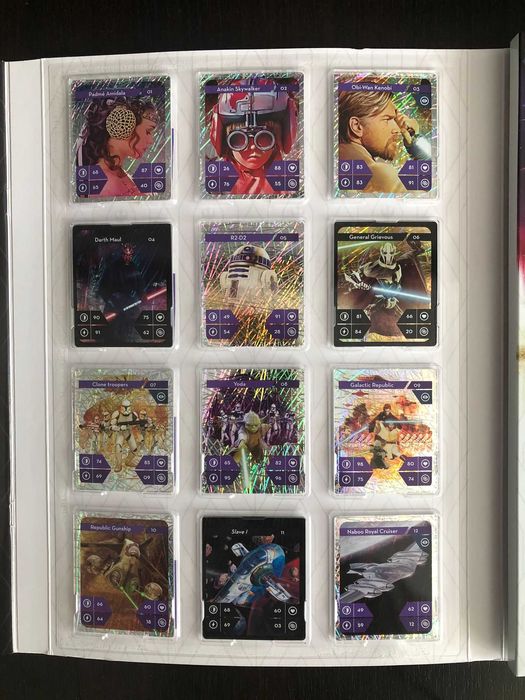 Album STAR WARS - 48 cartonase Holografice