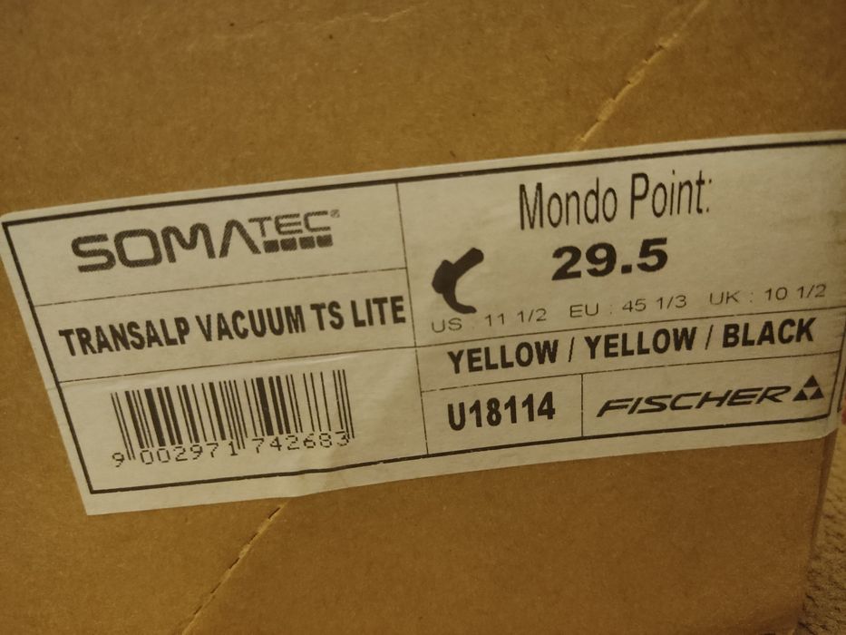 Clăpari schi de tură Fischer Transalp Vacuum TS Lite 29.5 / 45