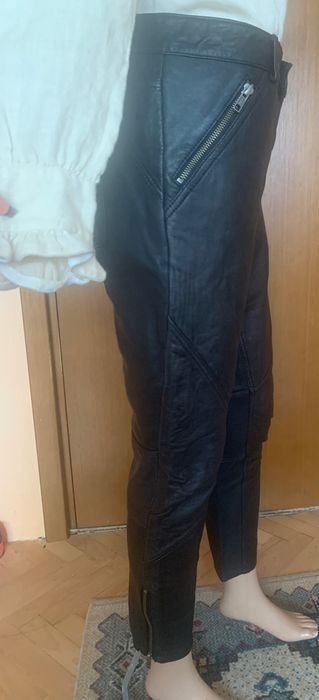 Дамски кожен панталон, размер М