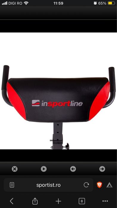 Aparat hiperextensii inSPORTline Hero BTB10