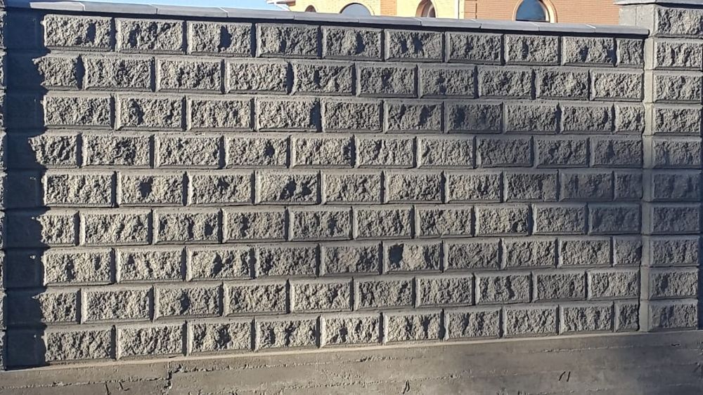 Пескоблоки для дома и заборов