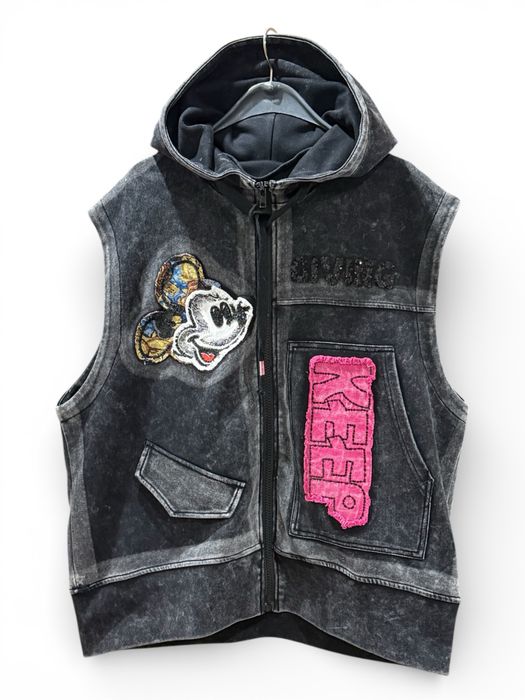 Дамски Елек Mickey Mouse овърсайз