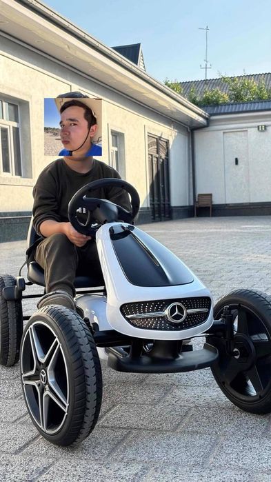 Bolalar Velokarti / Pedal Karting 3-10 Yosh | Temir Korpus | Premium S