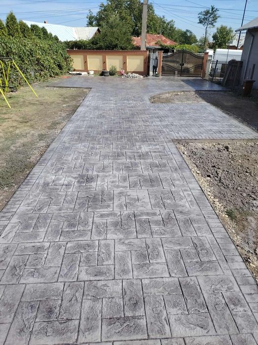 Pavaj din beton amprentat