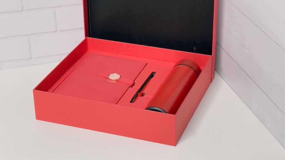 Подарки! Блокнот + термос! Оптом