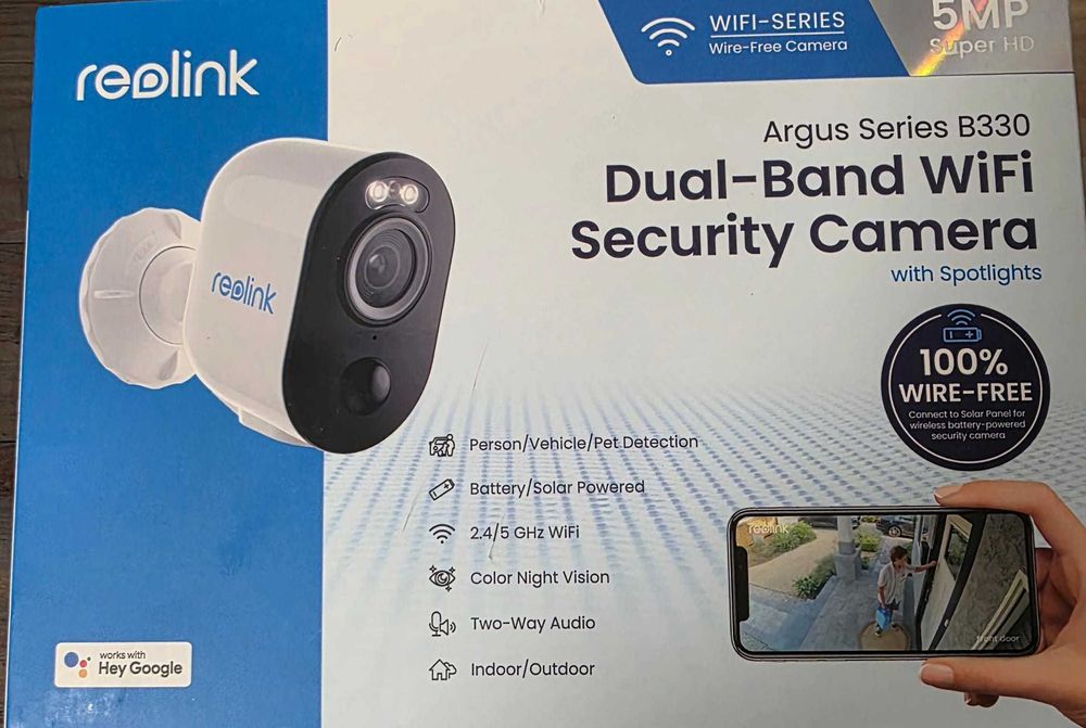 Camera de supraveghere Reolink Argus Series B330 Smart 5MP - KLI Amanet