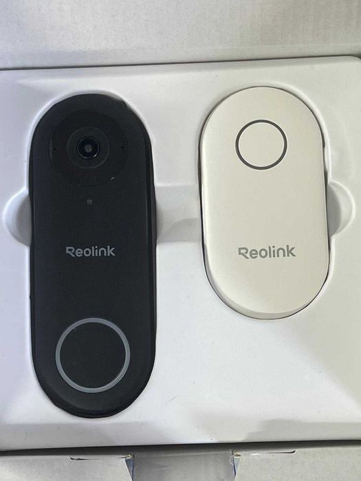 Sonerie video WiFi Reolink de 5 MP, vizualizare cap-picioare format 3:4, unghi vizualizare de 180°, Wi-Fi 5/2,4 GHz, detectare persoane/colete