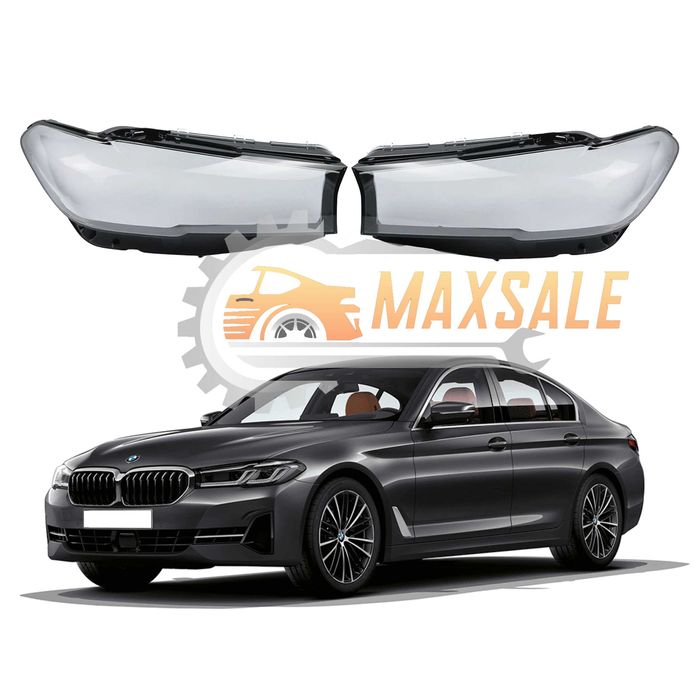 Капаци фарове BMW 5  G30 G38 20-22 фар бмв г30 Г31 комплект стъкло