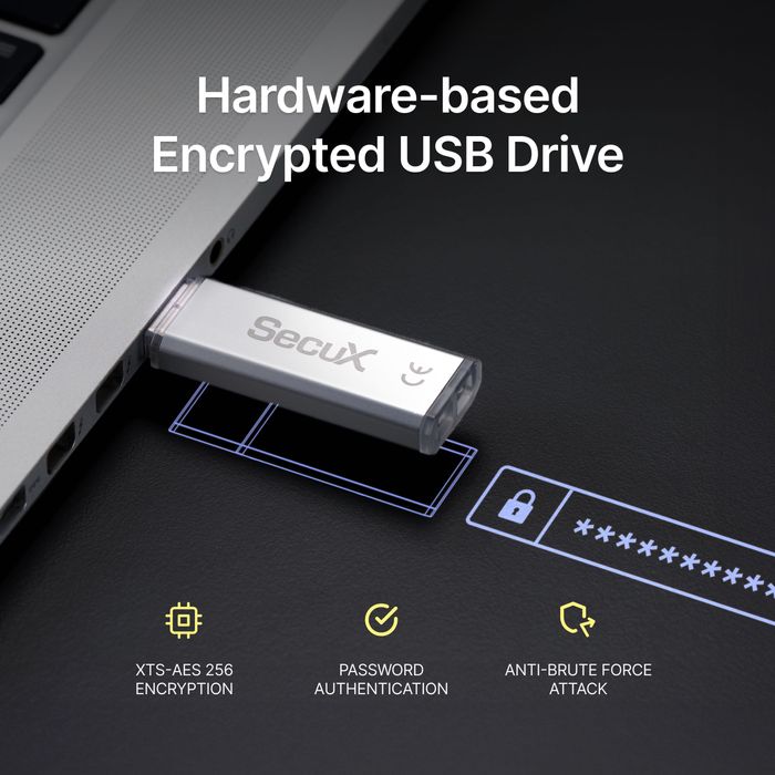 SecuX Forte USB 64GB, флеш-накопитель [магазин]