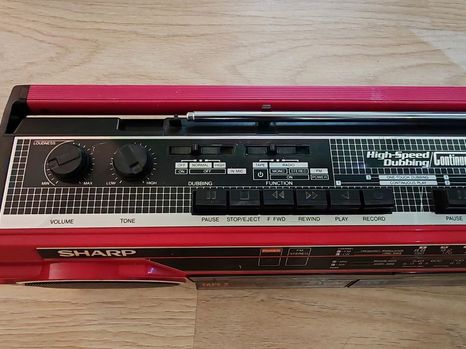 Касетофон SHARP  WQ -262H